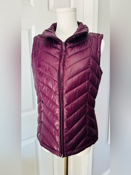 Calvin Klein Jackets & Blazers - Calvin Klein Quilted Puffer Vest in Plum